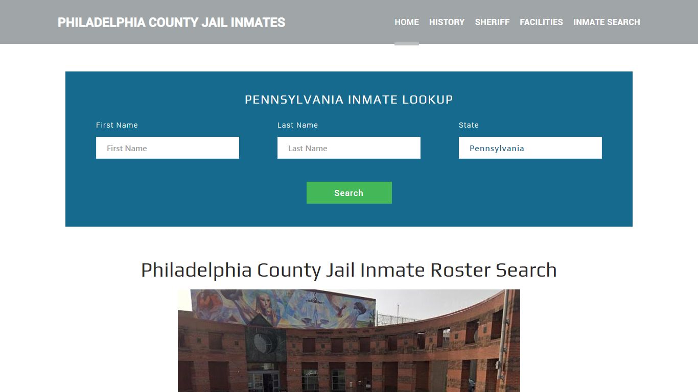 Philadelphia County Jail Inmate Roster Lookup, Philadelphia, PA